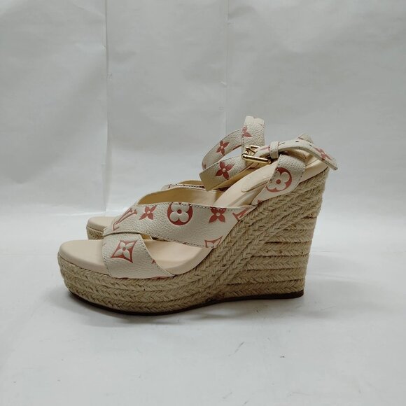 Louis Vuitton Sandals Women Cream Leather (calf) mon-687-092125 - Picture 3 of 9